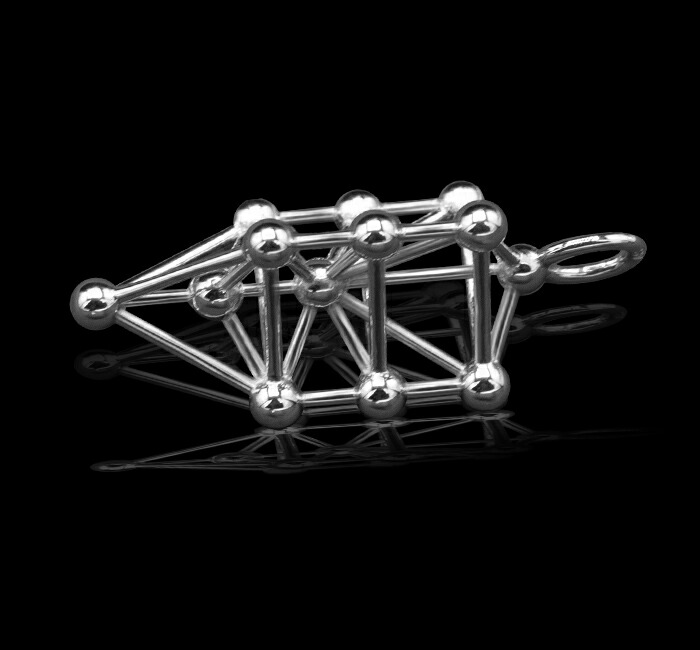 立体カバラ パドマネックレス /SV（シルバー） ＜ Yunica Shop