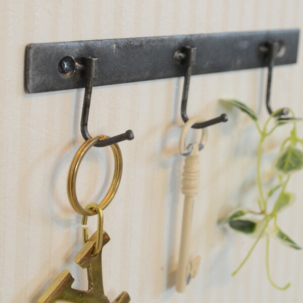 楽天市場】『壁掛けアイアンツールフック』アンティーク調 レトロ 壁