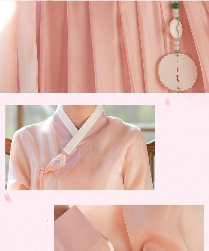 楽天市場】新品チマチョゴリ 韓服 ピンク系 可愛い大人用チマチョゴリ