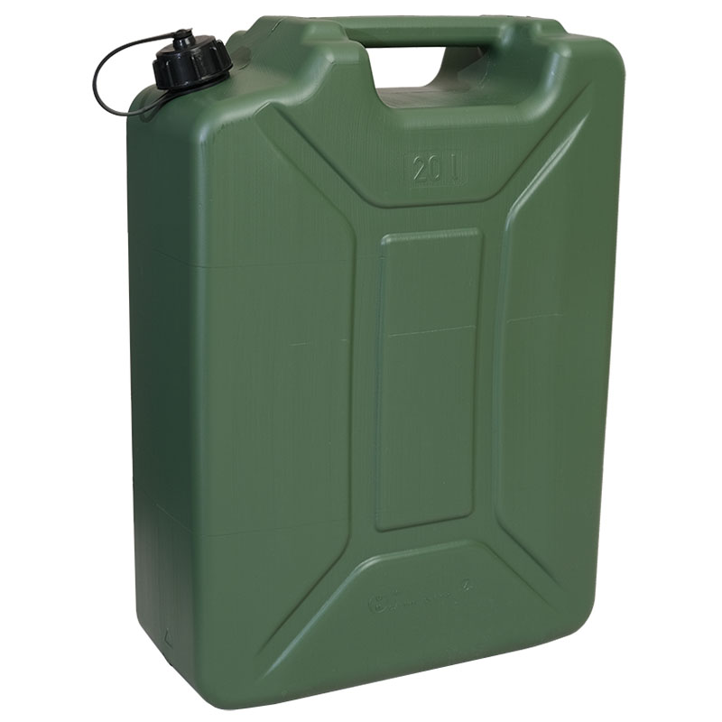 楽天市場】チェコ軍 ジェリカン プラスチック グリーン ノズル付き 20L