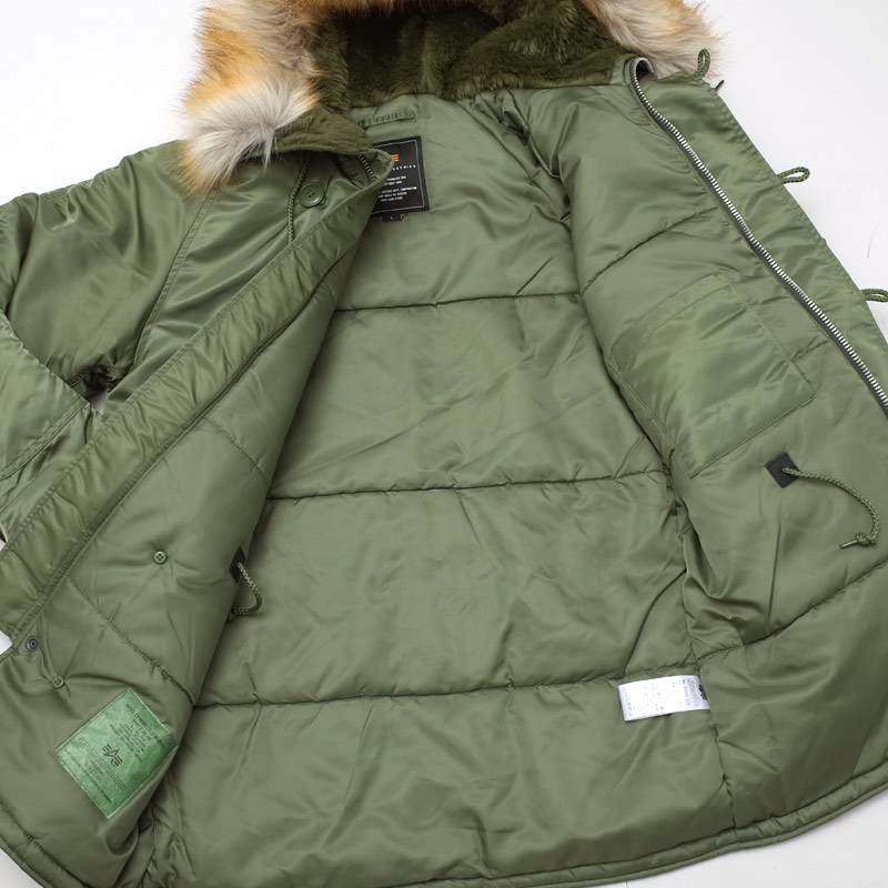 楽天市場】ALPHA社 アルファ #20094 N-3B フライトジャケット タイト