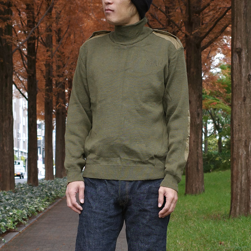 楽天市場】ルーマニア軍 ハイネック コマンドセーター デッドストック