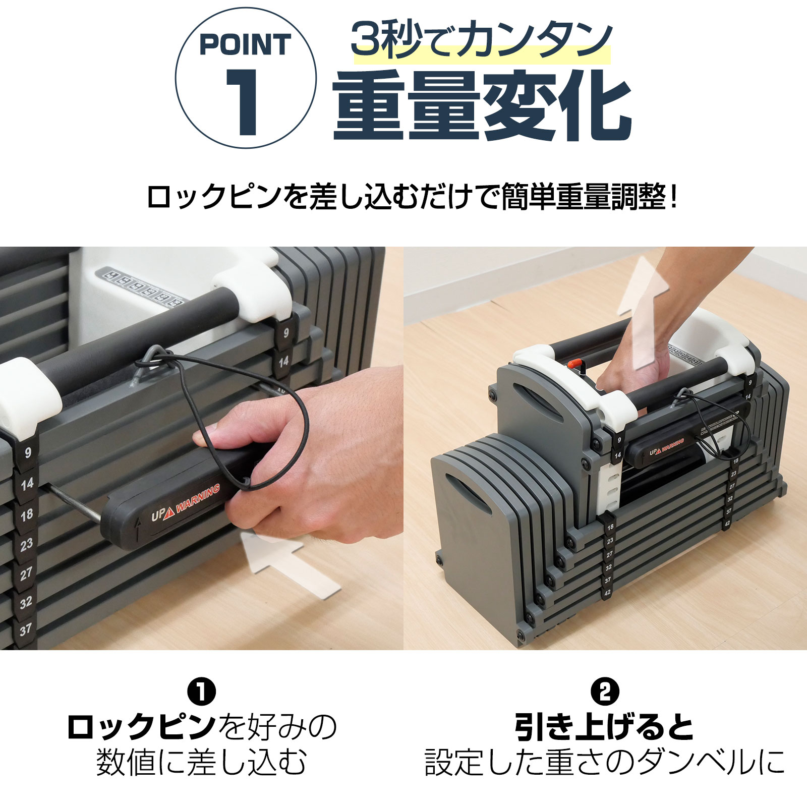 楽天市場】【5日はP最大10倍&1,000円OFFcp！】ダンベル 可変式ダンベル