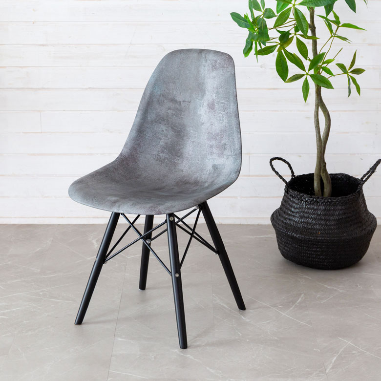 楽天市場】チェア イス イームズ風 プラスチック 木 W 46 × D 55