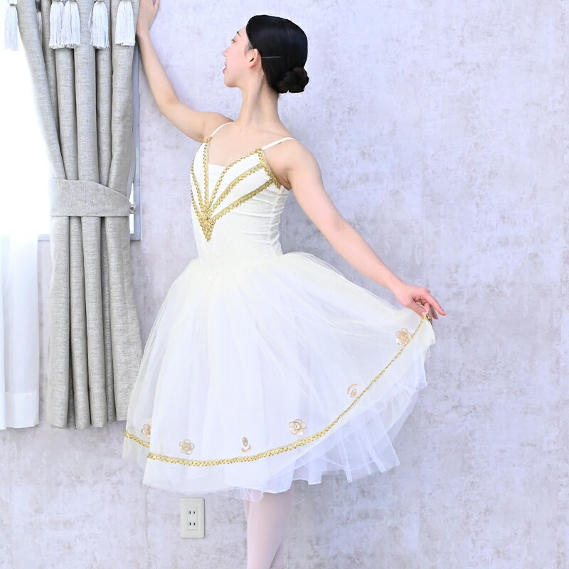 バレエ チュチュ 大人 白 バレエ衣装 舞台 発表会 大人用 大人サイズ