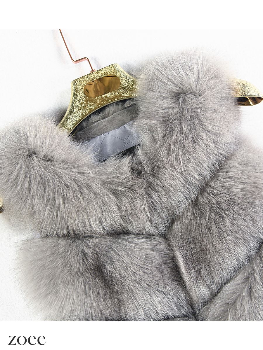 楽天市場】フォックスファーベスト レディース 毛皮ベスト ファー