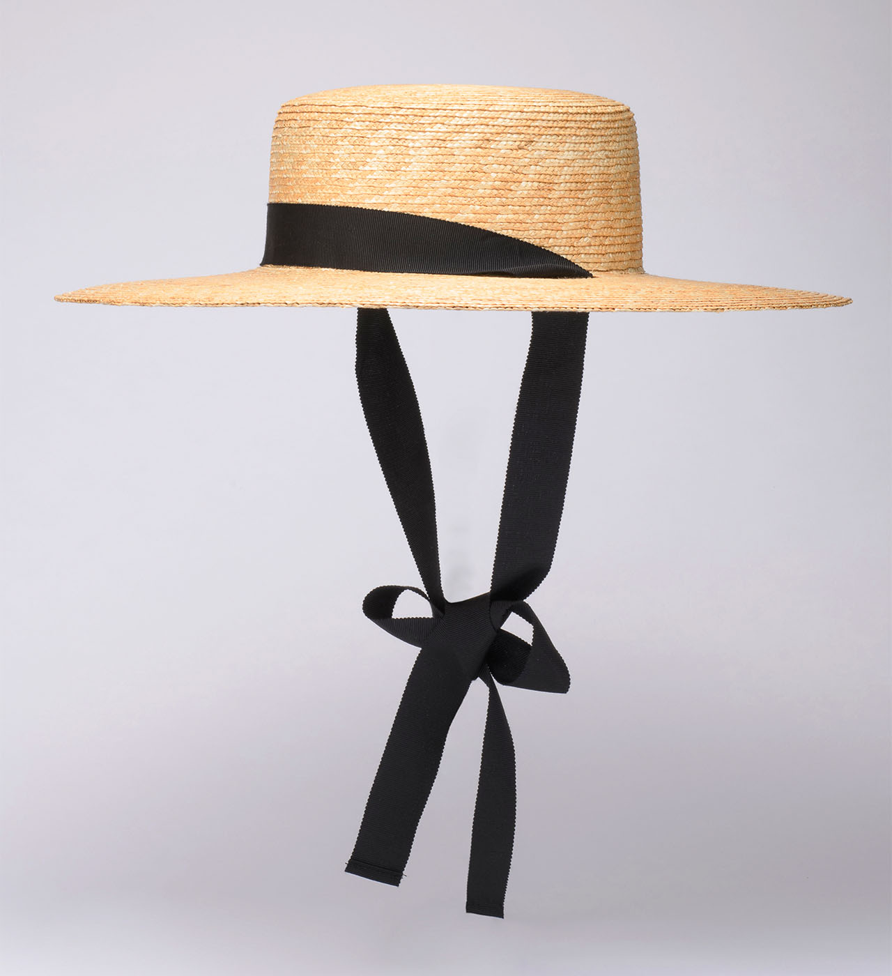 楽天市場】田中帽子店 Cecil セシル 麦わら カンカン帽 垂れリボン