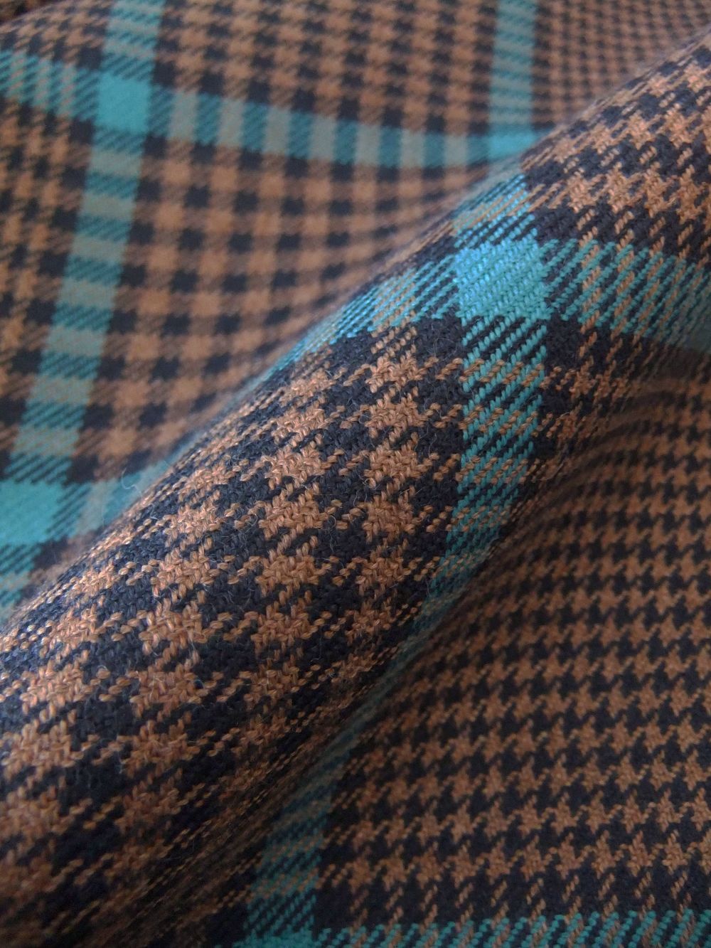 TAGLIATORE - WINDOWPANE ガンクラブチェック 比翼 バルカラーコート