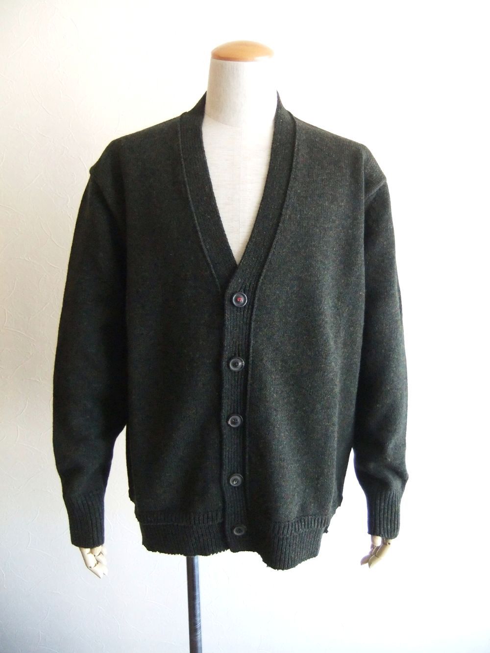 Maison Margiela - MAISON MARGIELA エルボーパッチ カーディガン