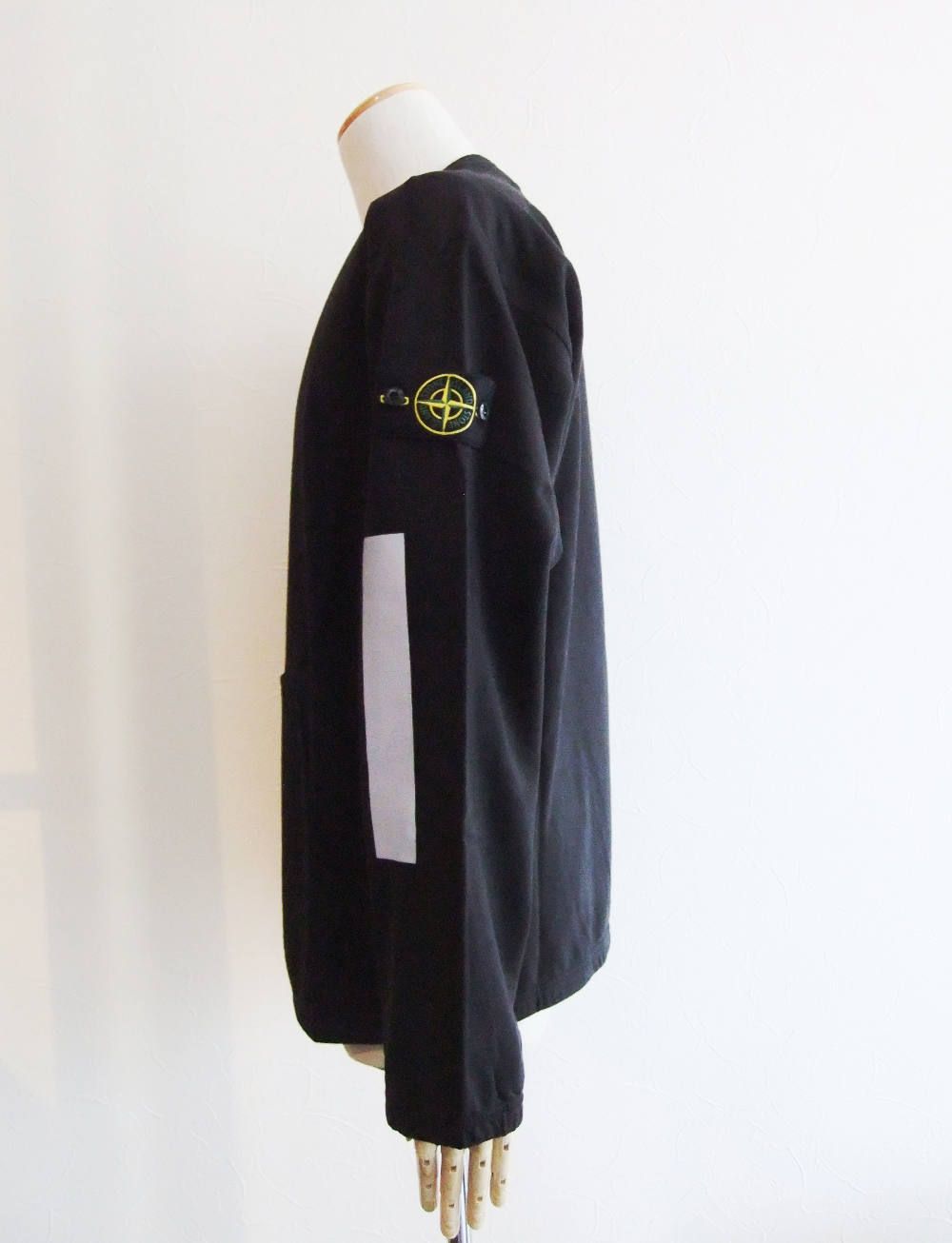 STONE ISLAND - REFLECTIVE クルーネック スウェット (BLACK) 60643