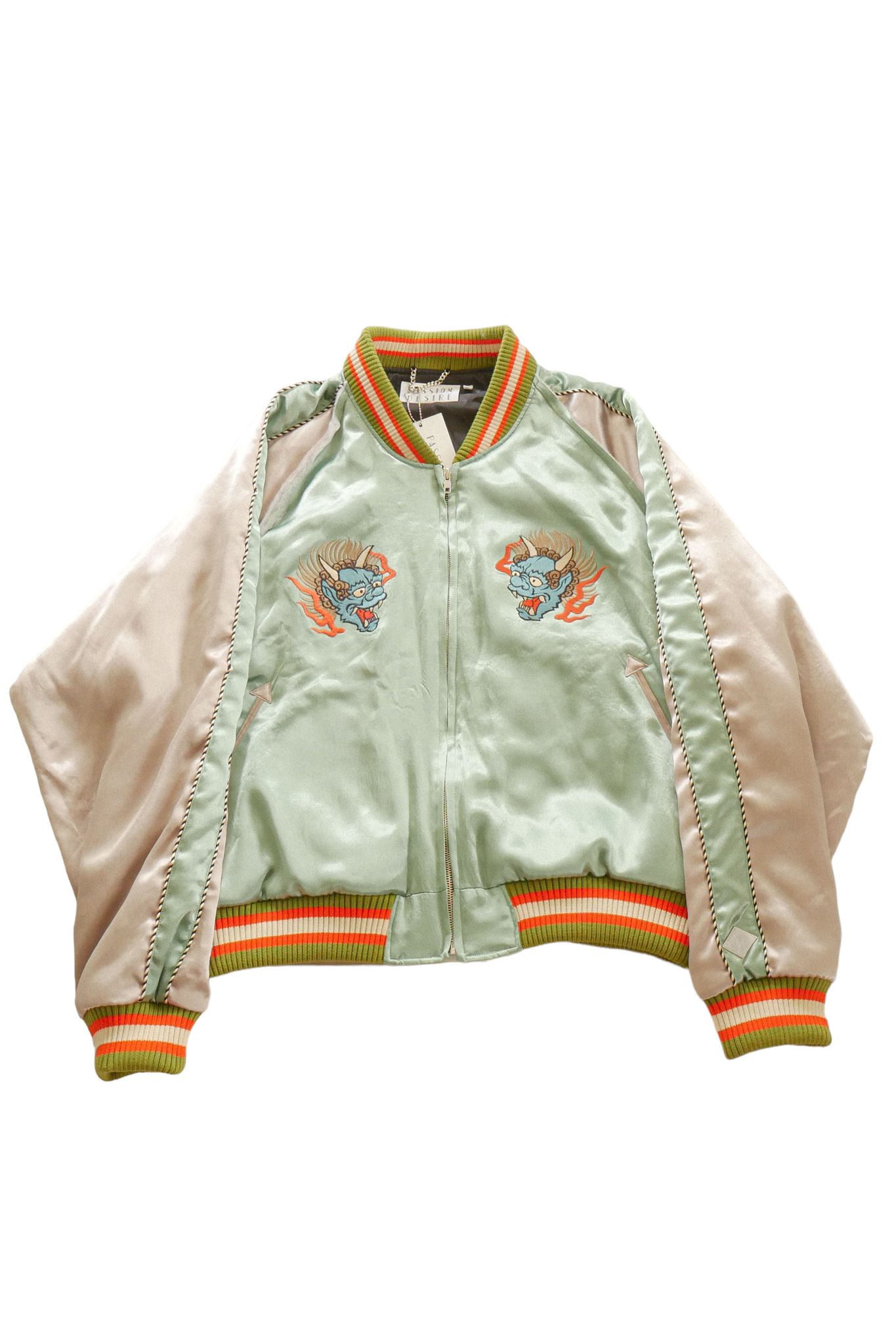 el conductorH - DEMON 刺繍 スーベニア ジャケット スカジャン