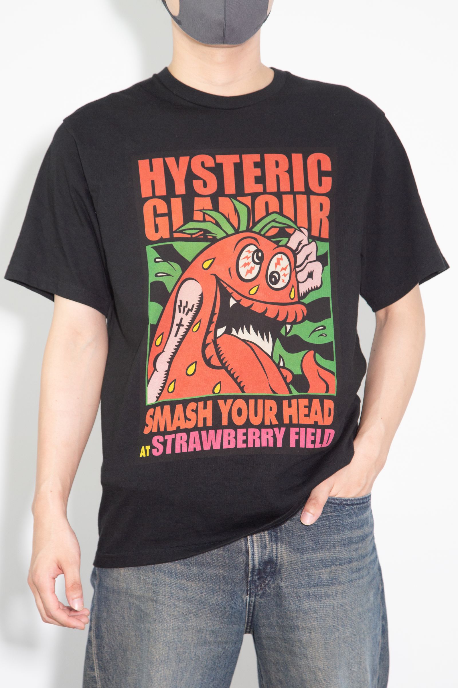 HYSTERIC GLAMOUR - SMASH YOUR HEAD SBM Tシャツ / ホワイト | Tempt