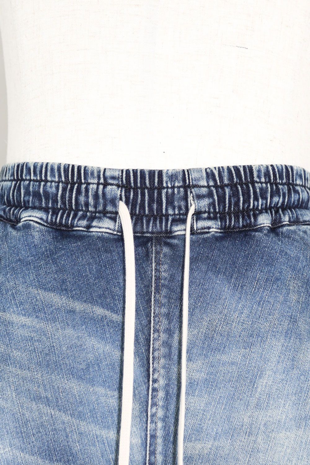 A.F ARTEFACT - ストレッチデニムサルエルカーゴパンツ / Indigo