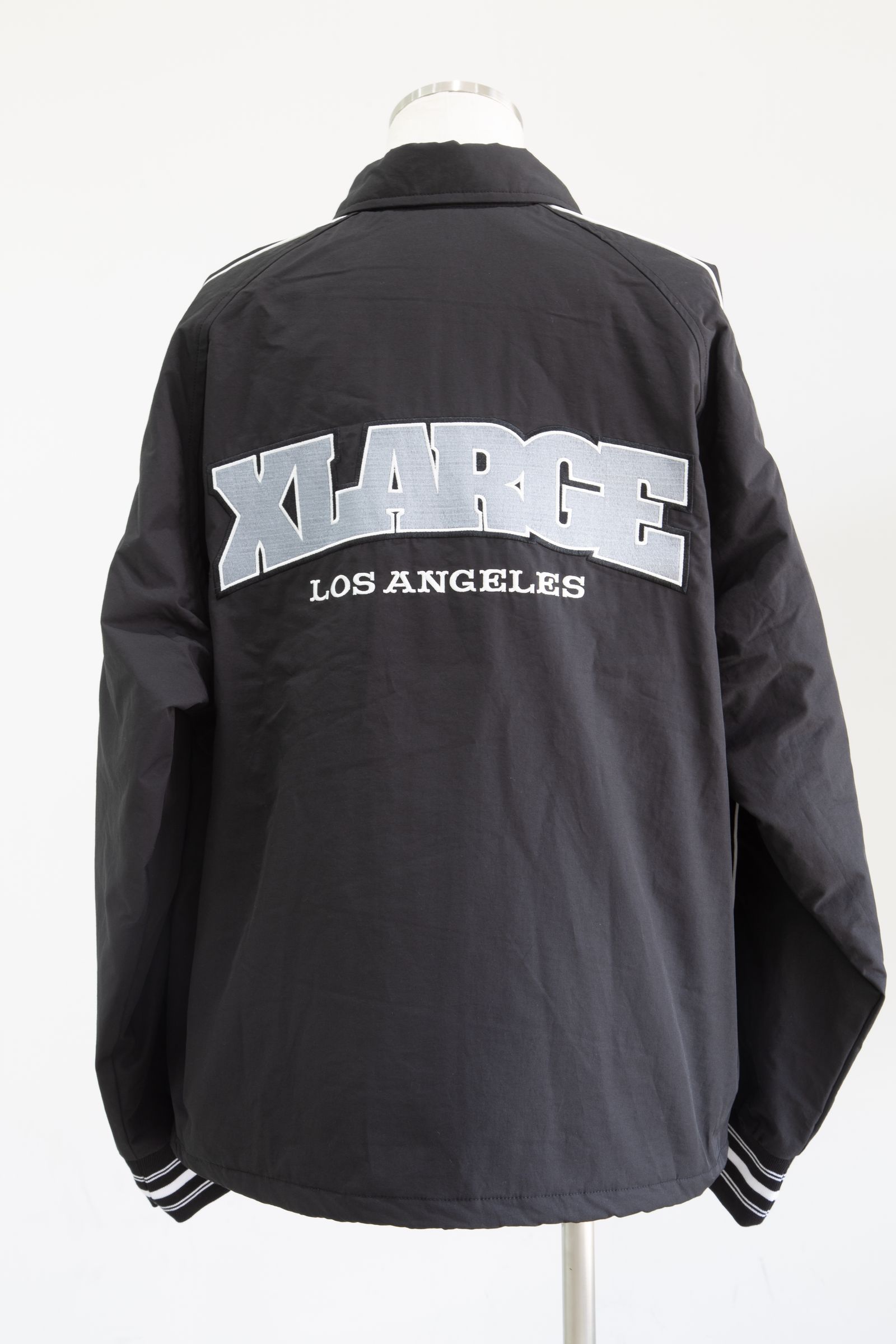 XLARGE - NYLON PIPING COACH JACKET / ブラック | Tempt