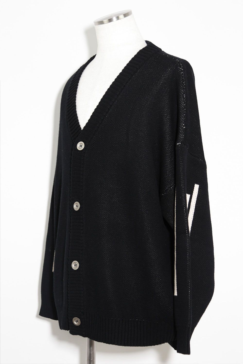 A.F ARTEFACT - 幾何学模様オーバーサイズカーディガン / Geo Pattern