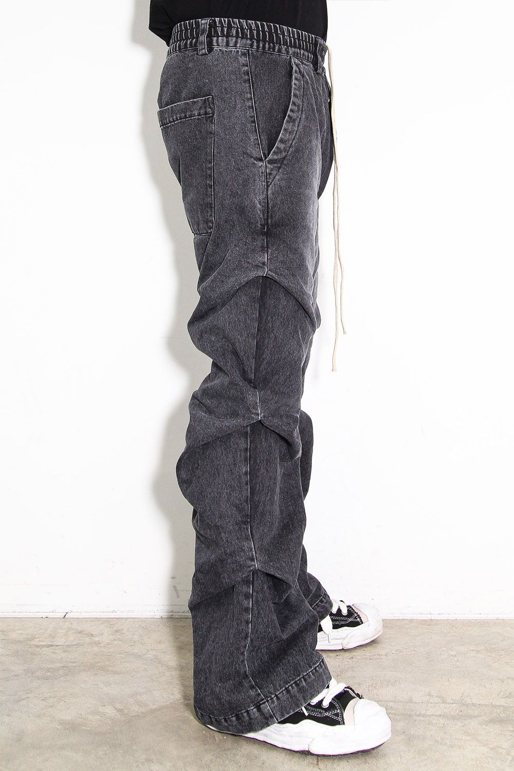 A.F ARTEFACT - デニムタックスリムバギーパンツ / Denim Tuck Slim
