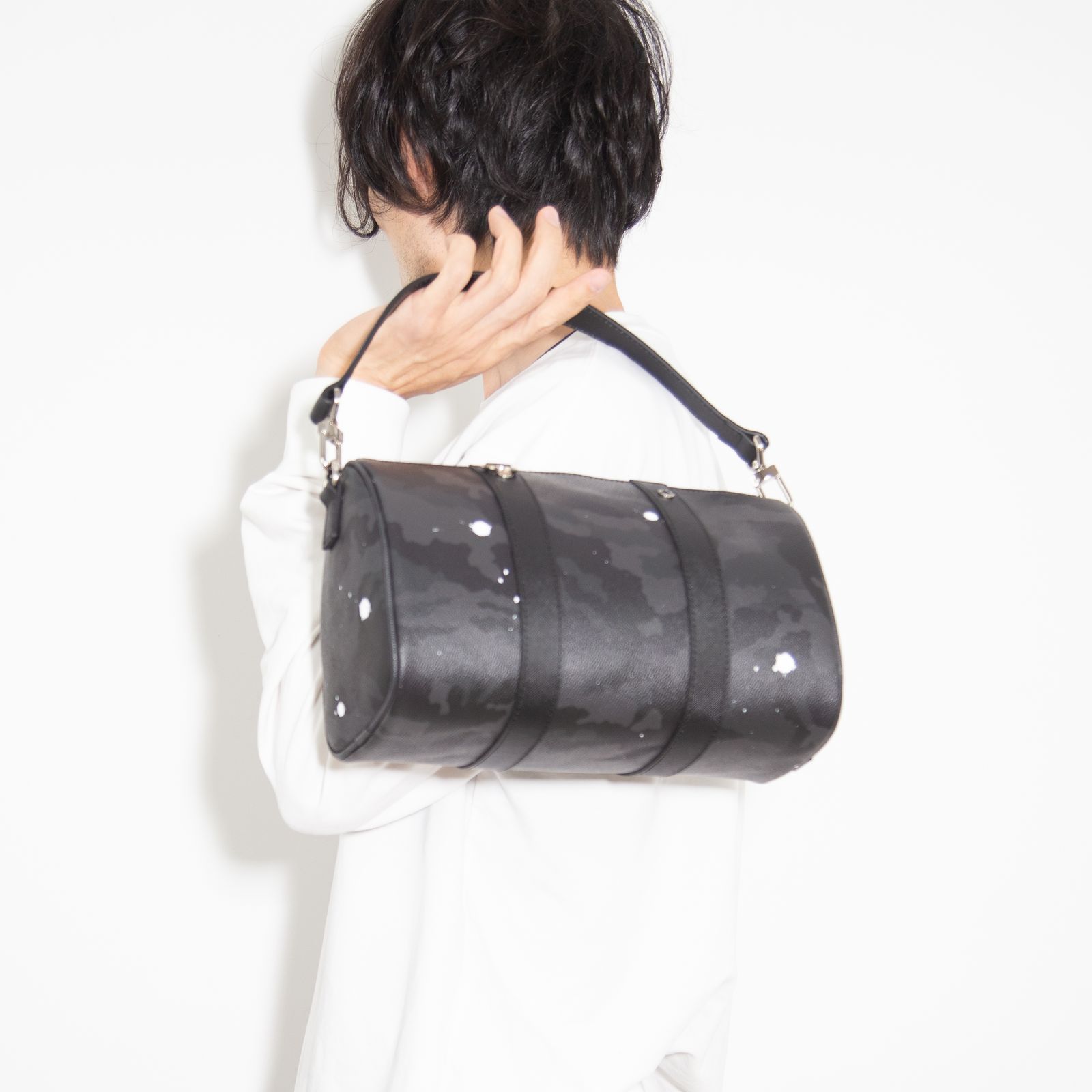 GENTIL BANDIT - ミニボストンバッグ / ブラックカモ | Tempt