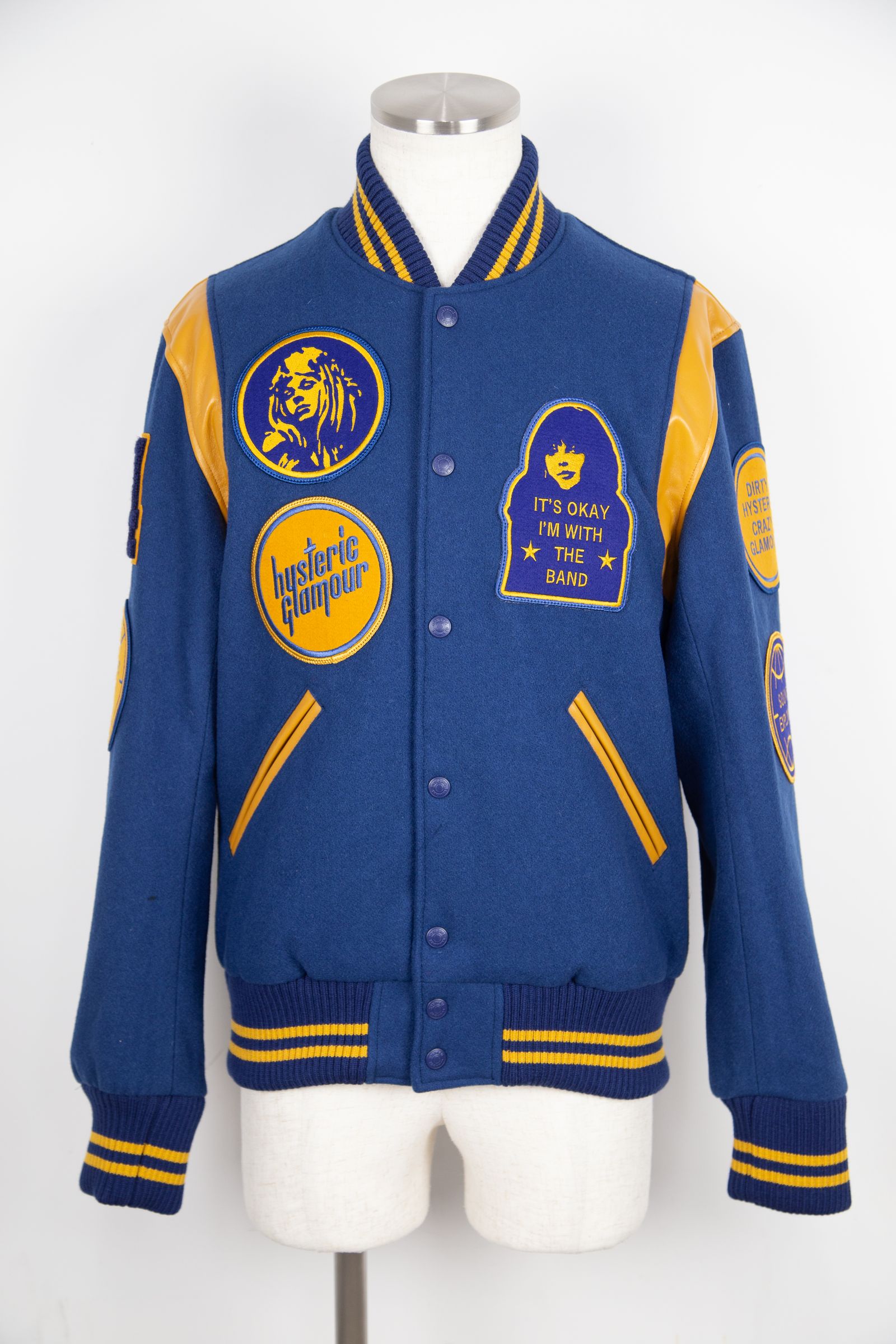 HYSTERIC GLAMOUR - THE HYSTERICアップリケ ヴァーシティジャケット
