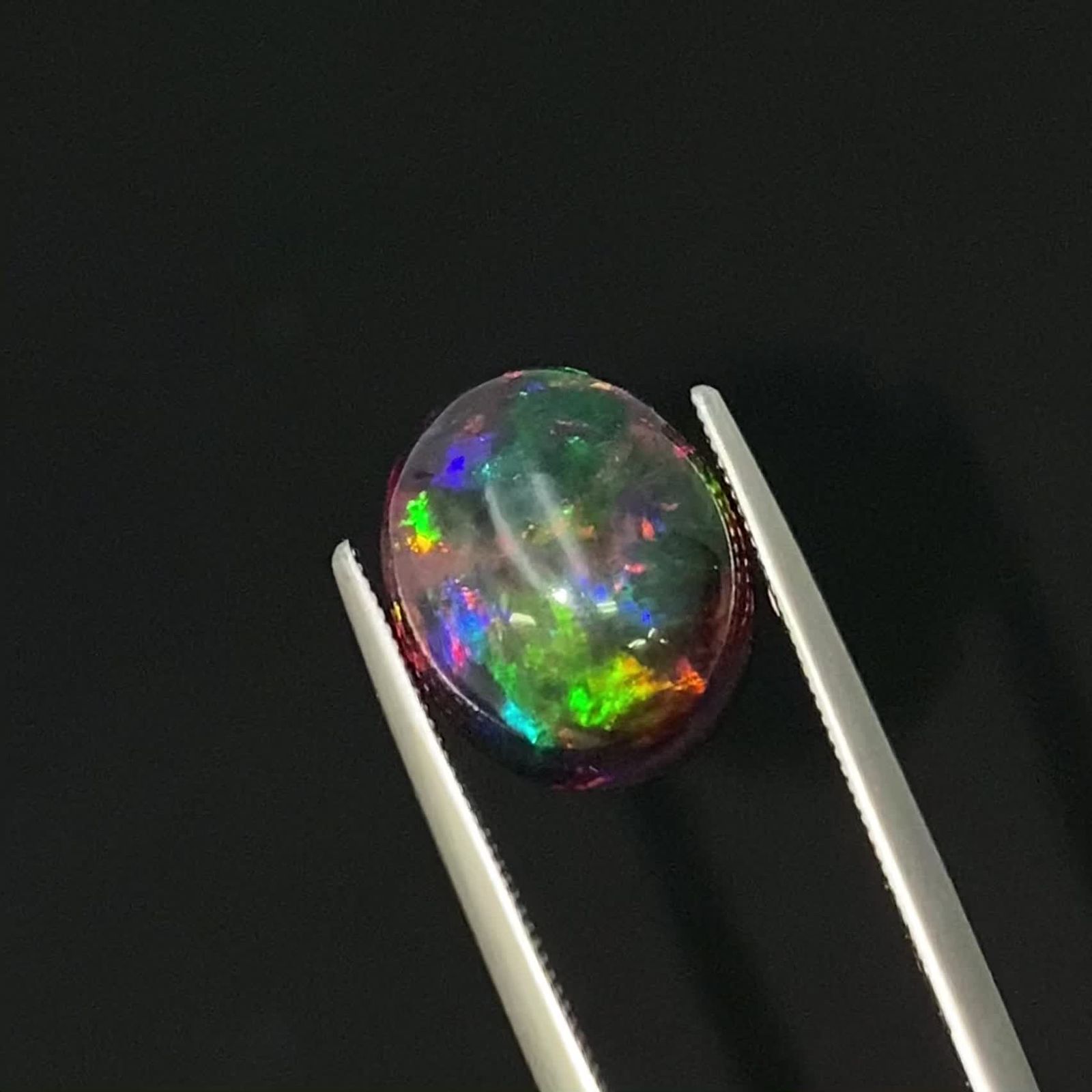 ブラックオパール(宝石名オパール/加熱処理)エチオピア産 識別済 4.16