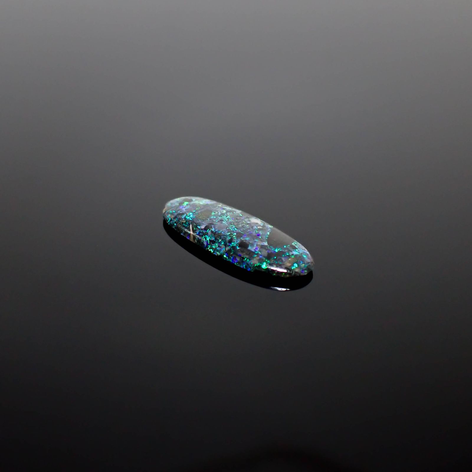 ブラックマトリックスオパール(宝石名オパール/加熱処理