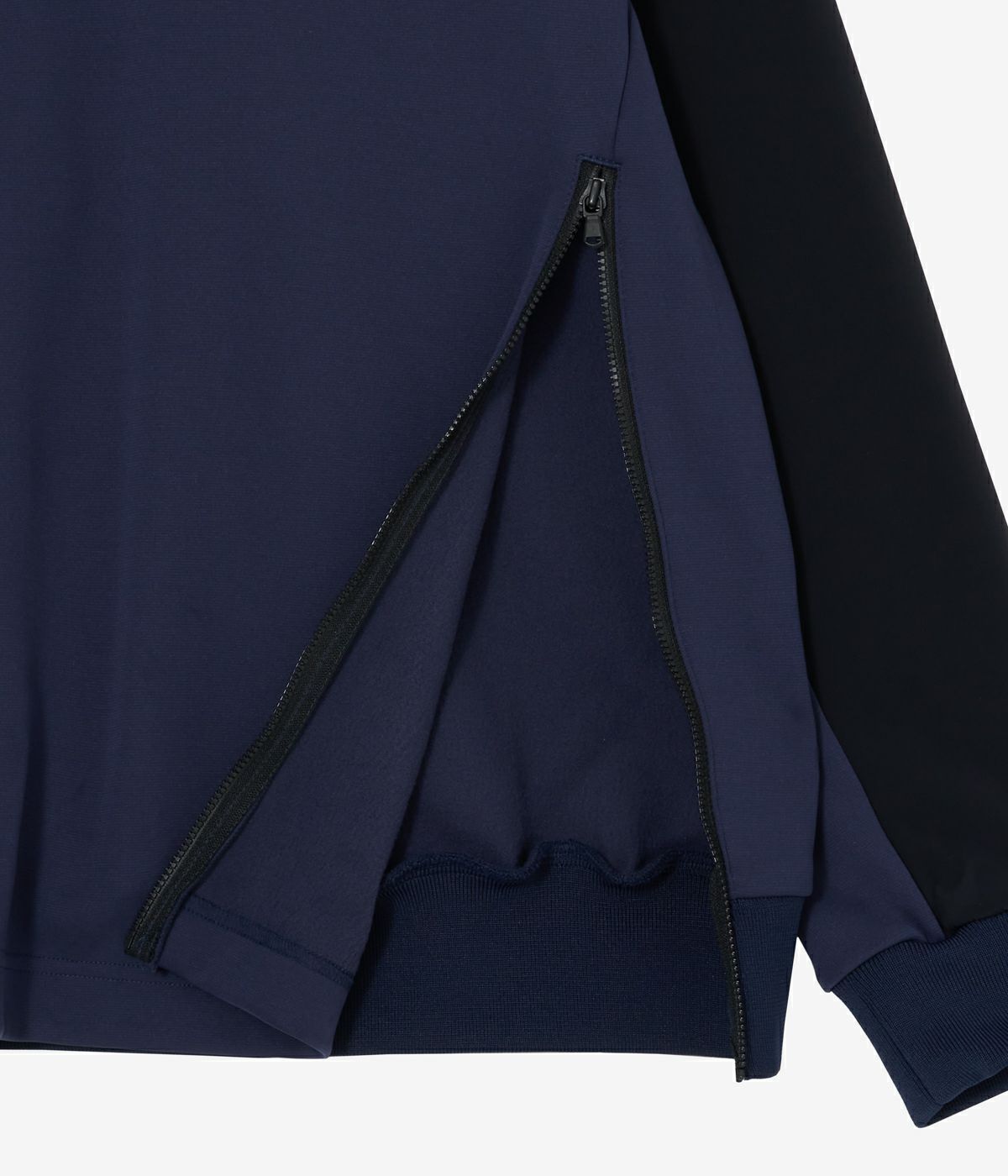 TFW49 - COMBINATION HALF ZIP | トレーナー | ネイビー×ブラック
