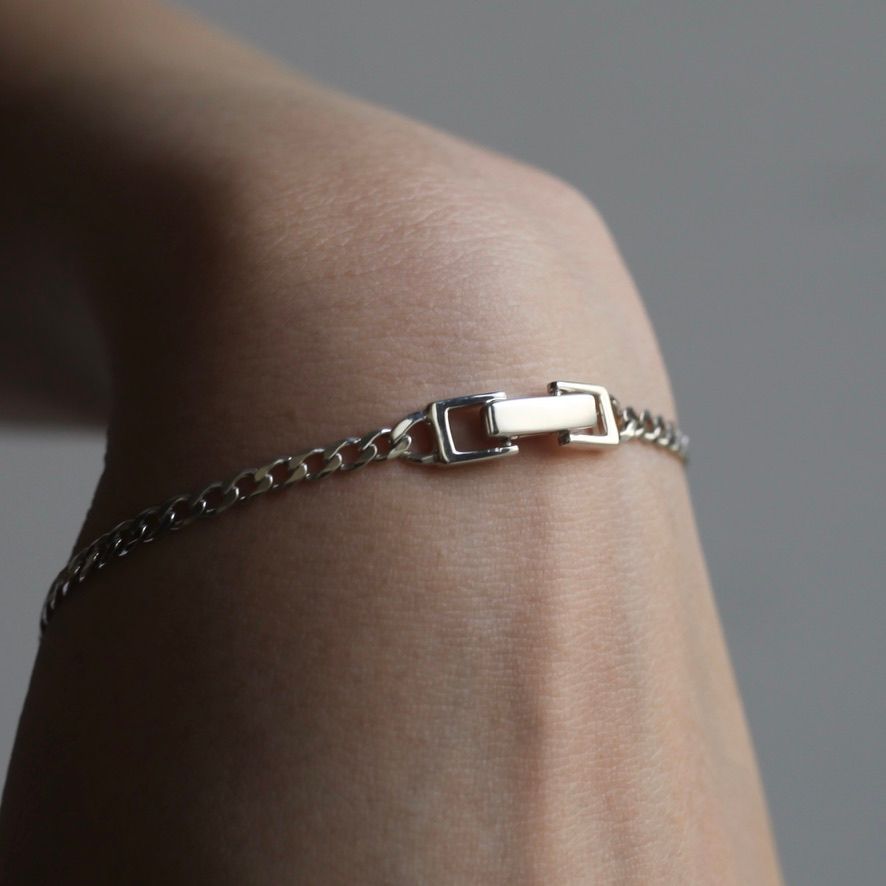 Garden of Eden - 【お取り寄せ注文可能】ID Bracelet_XL(SILVER