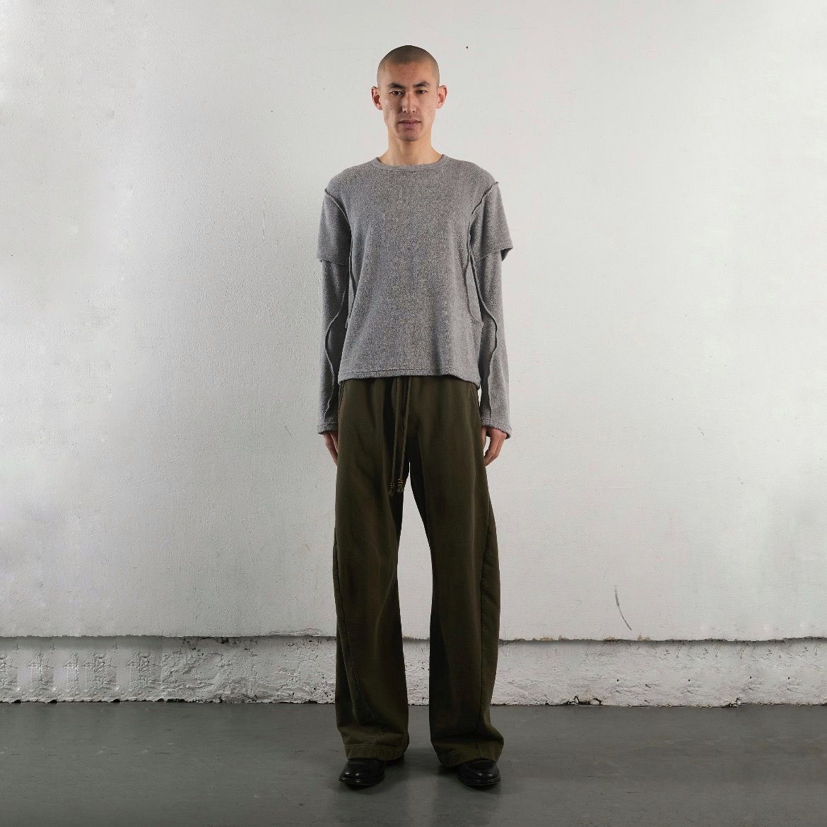 NVRFRGT - 【残りわずか】Terry Double Layer Long Sleeve T-shirt