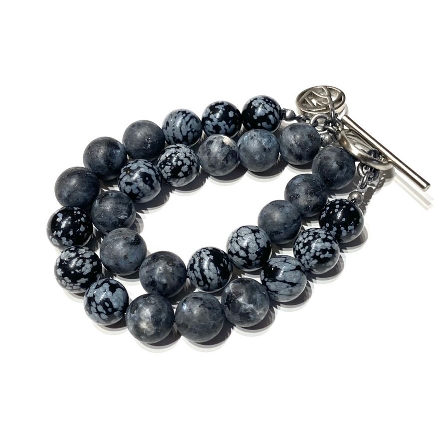 SOSHIOTSUKI - 【お取り寄せ注文可能】Double Juzu Bracelet(GREY