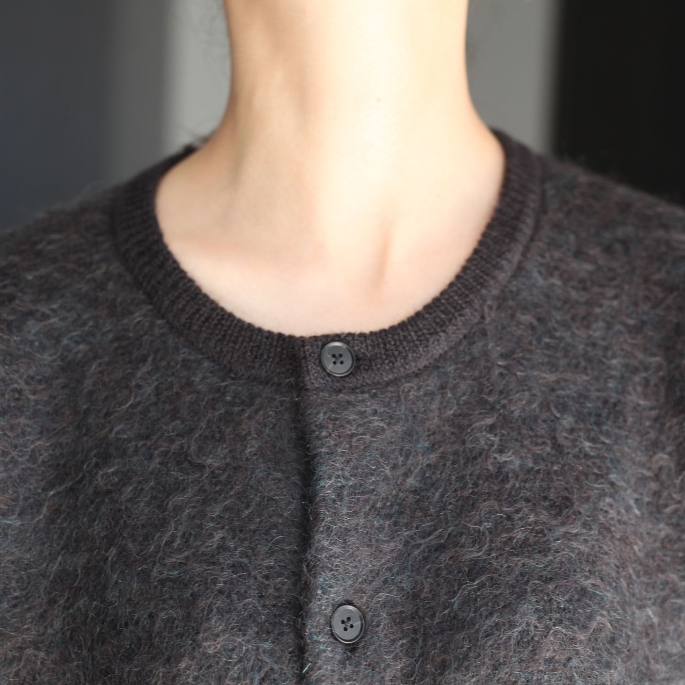 ssstein - 【残りわずか】Kid Mohair Mix Jacquard Knit Cardigan