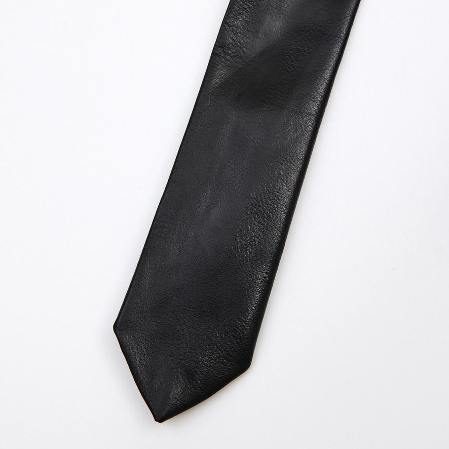LITTLEBIG - 【再販売通知受付可能】55mm Leather Tie(BLACK