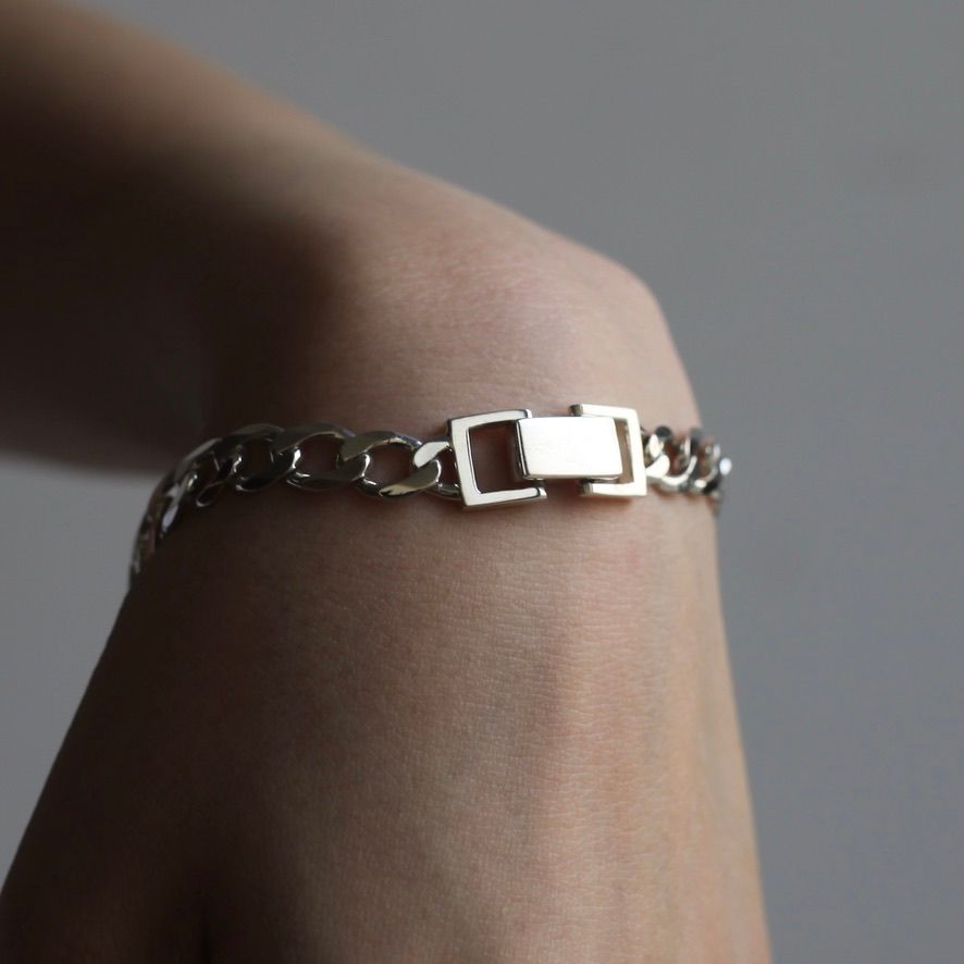 Garden of Eden - 【お取り寄せ注文可能】ID Bracelet_XL(SILVER