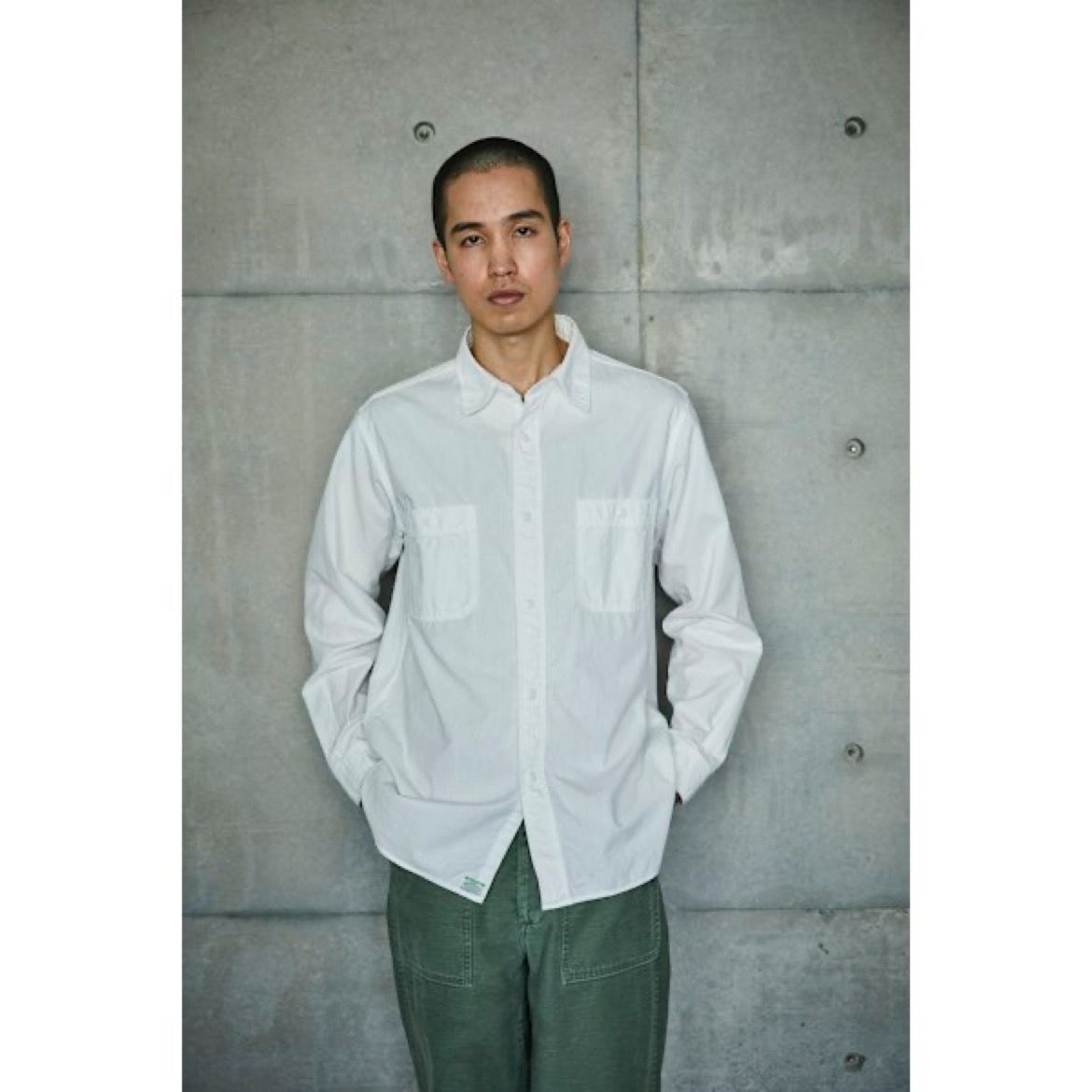 orSlow - 【残りわずか】White Chambray Work Shirt | ACRMTSM ONLINE