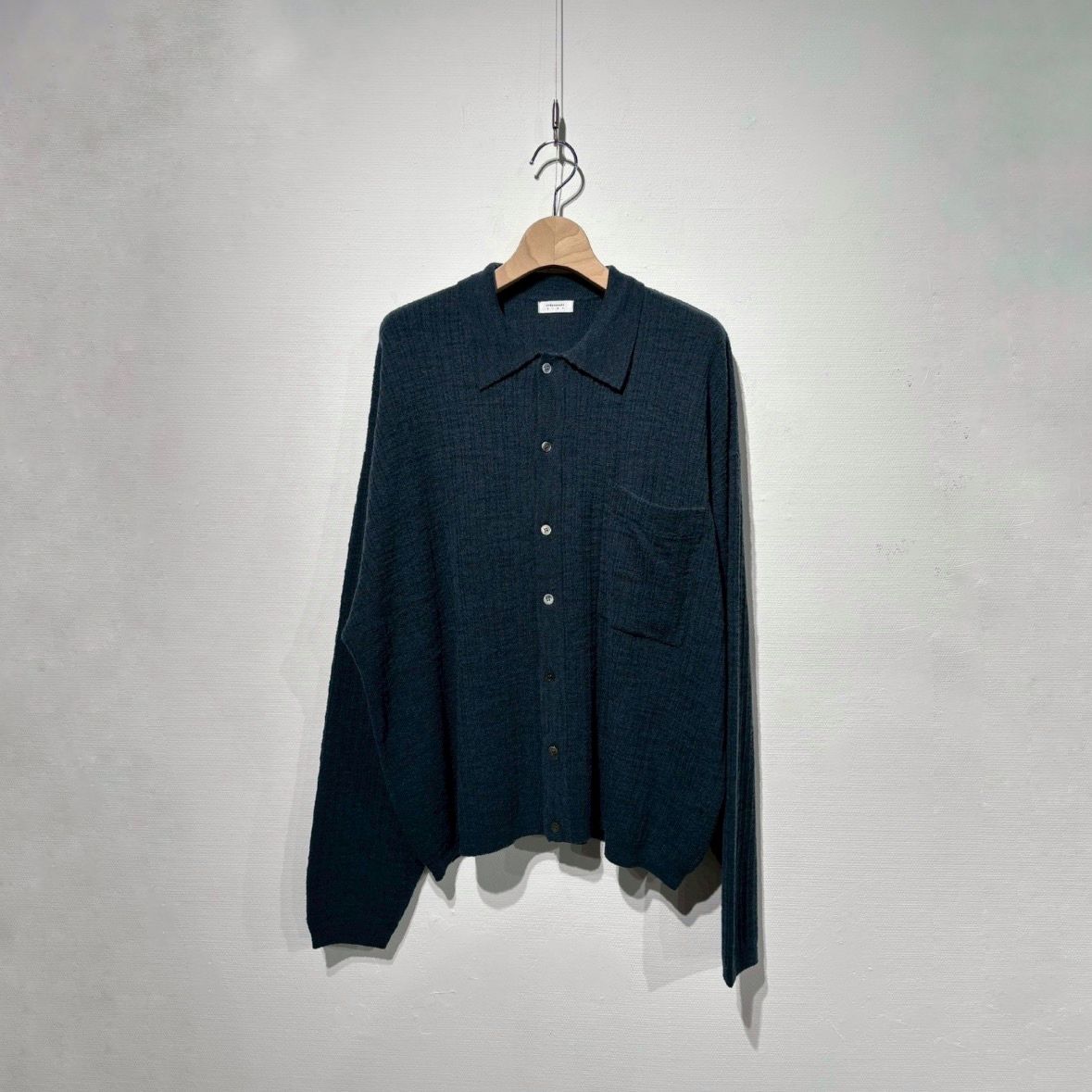 crepuscule - 【再販売通知受付可能】Crepe Knit Shirt | ACRMTSM