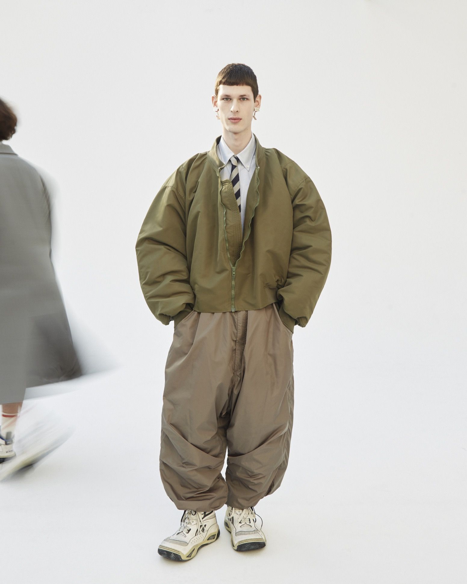 HED MAYNER ブラウン ポンチョS HED MAYNER 2024AW コレクション