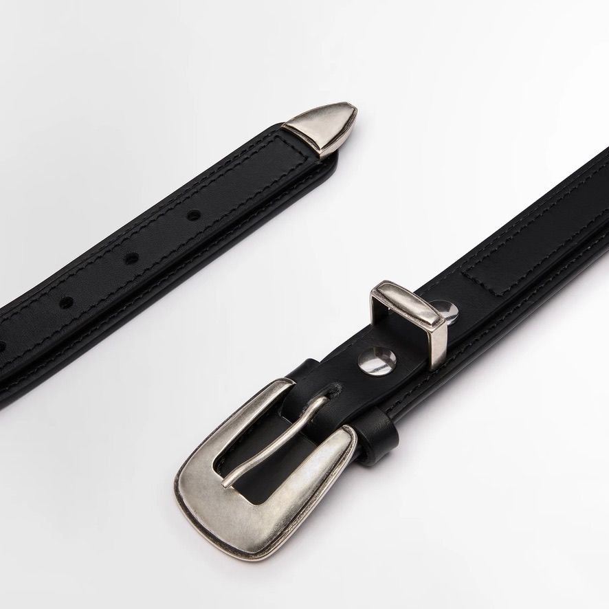 LEMAIRE - 【再販売通知受付可能】Minimal Western Belt(COW LEATHER
