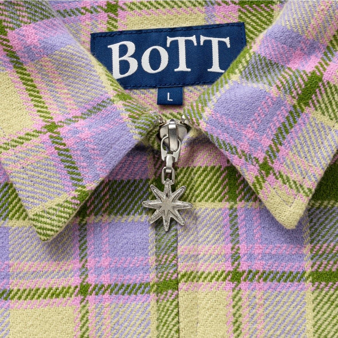 BoTT - 【残り一点】Zip-up Flannel Shirt | ACRMTSM ONLINE STORE