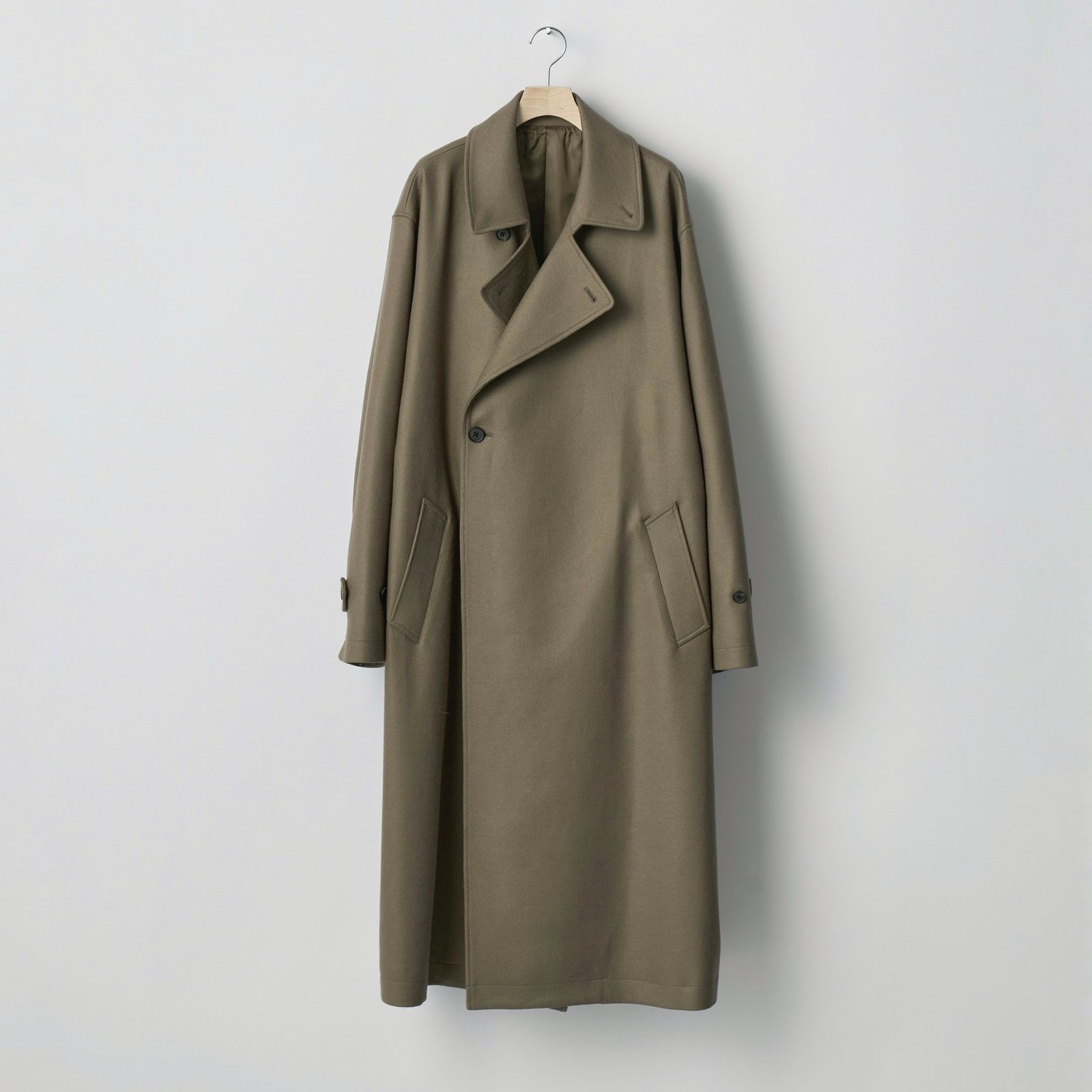 ssstein - 【残りわずか】Oversized Double Breasted Coat(WOOL