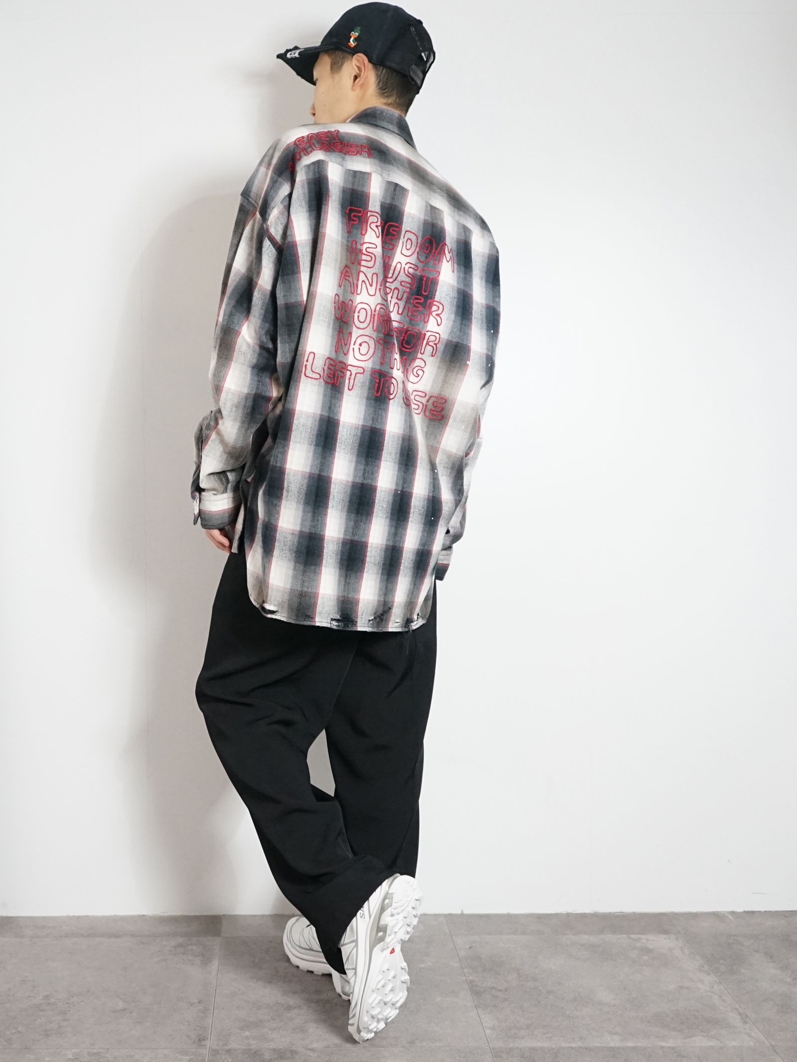 Maison MIHARA YASUHIRO - ヴィンテージライクチェックシャツ