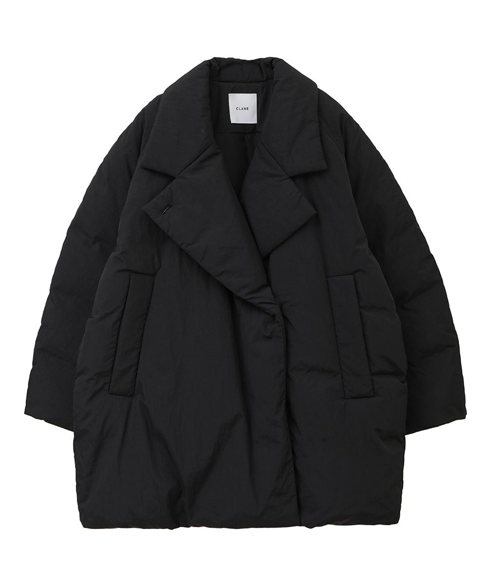 CLANE - コクーン ダウン コート - COCOON SHORT DOWN COAT - BLACK