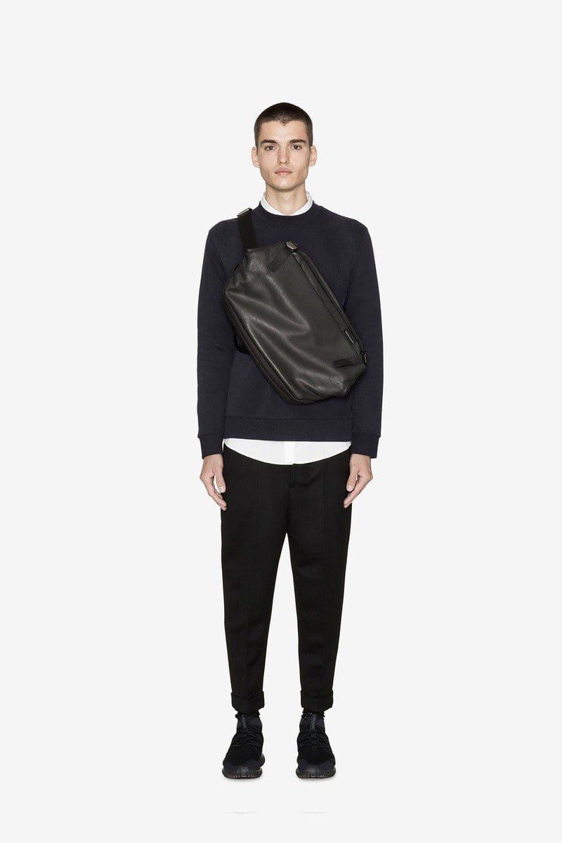 cote&ciel - RISS - Coated Canvas Black 13 NEW - メッセンジャー