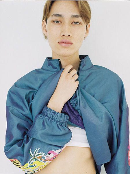 doublet - 刺繍シャンブレープルオーバー - CHAOS EMBROIDERY CHAMBRAY