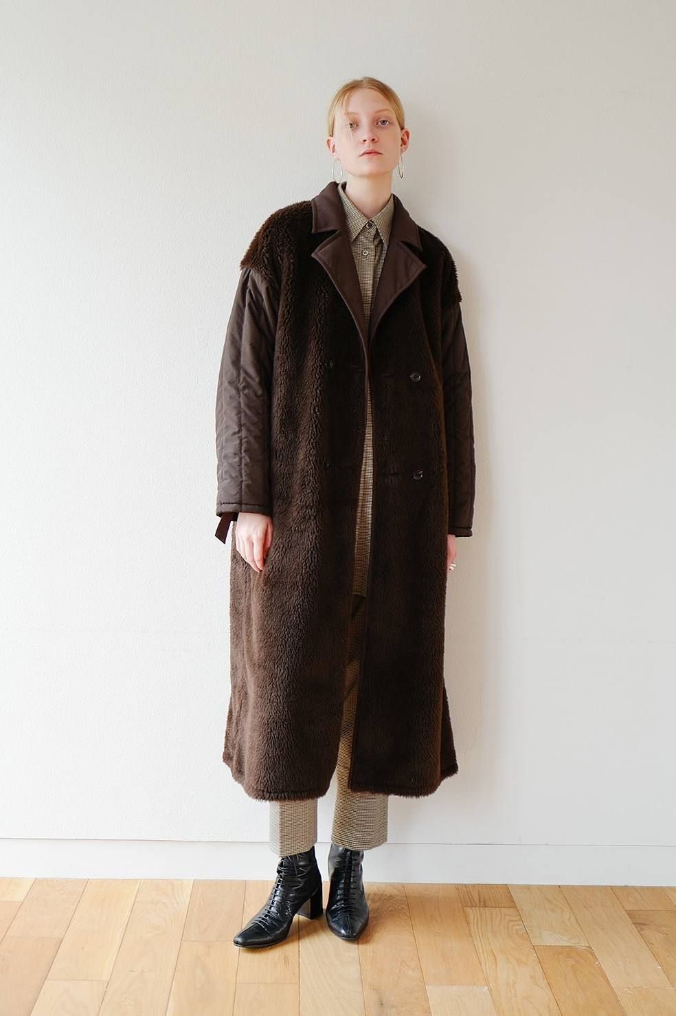 CLANE - リバーシブルミリタリーロングコート - REVERSIBLE MILITARY