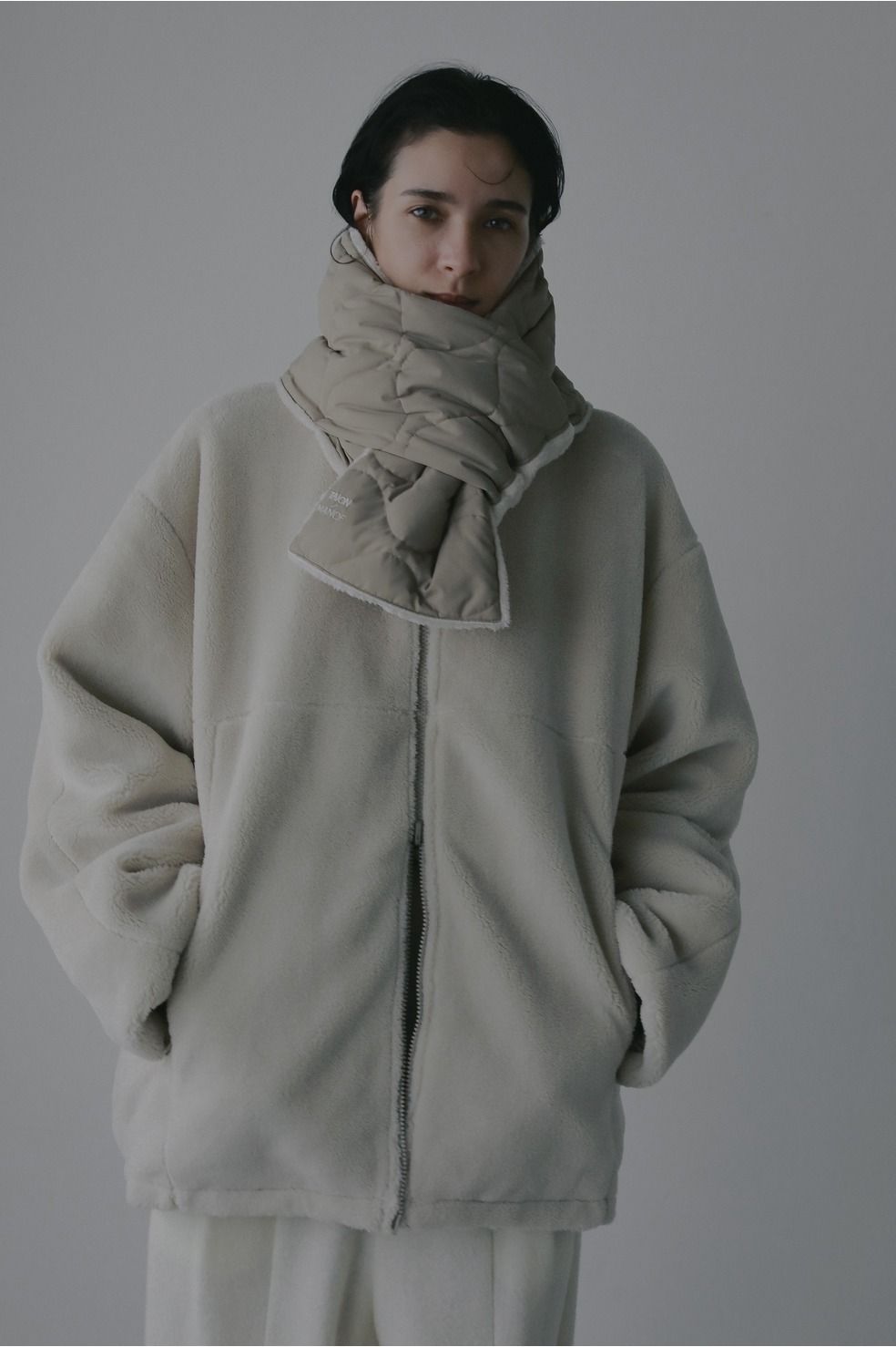 MANOF - 【TAION×MANOF】リバーシブルダウンマフラー - REVERSIBLE