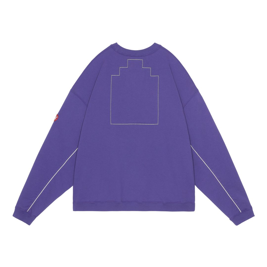 C.E - Solid Loose Crew Neck Purple | ALTERFATE