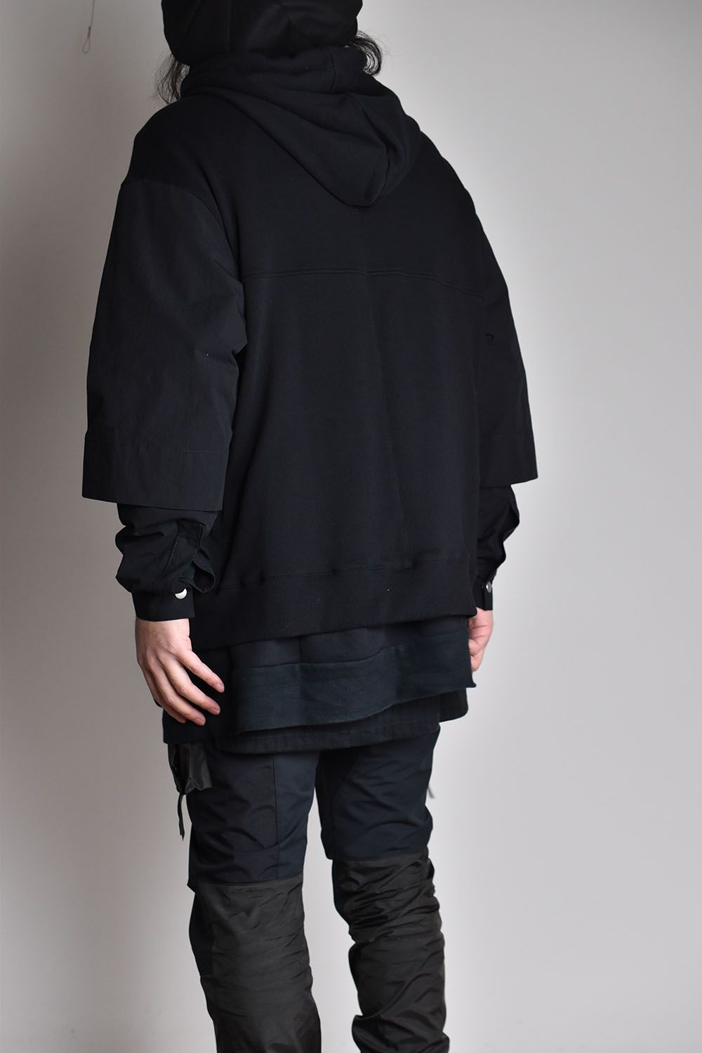 A.F ARTEFACT - Combi Layered Zip Hoodie
