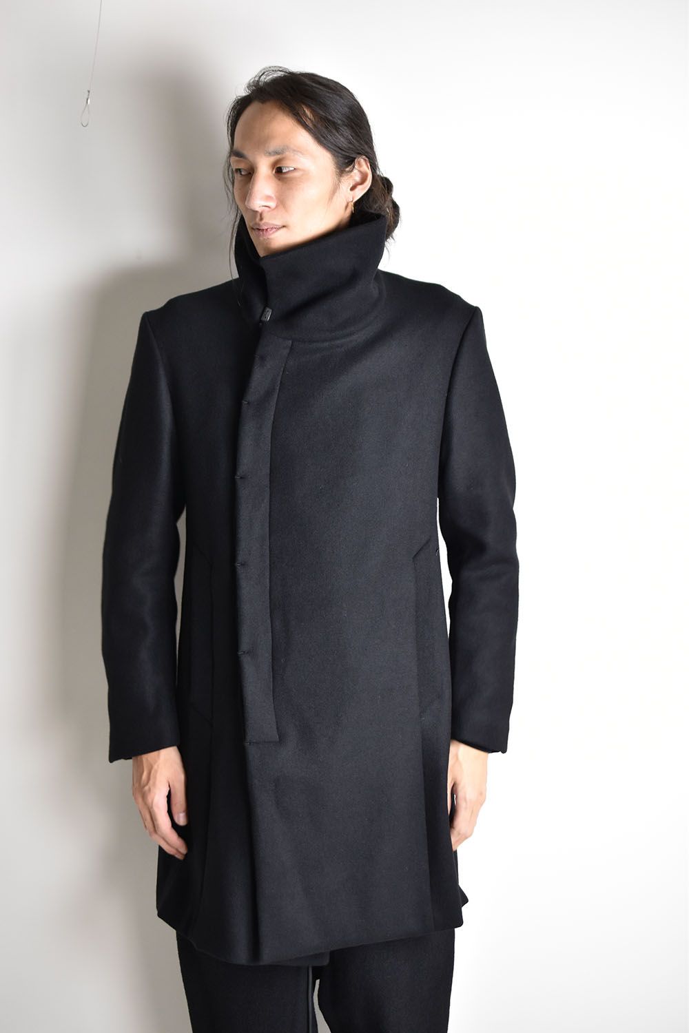 The Viridi-anne - Melton High Neck Coat