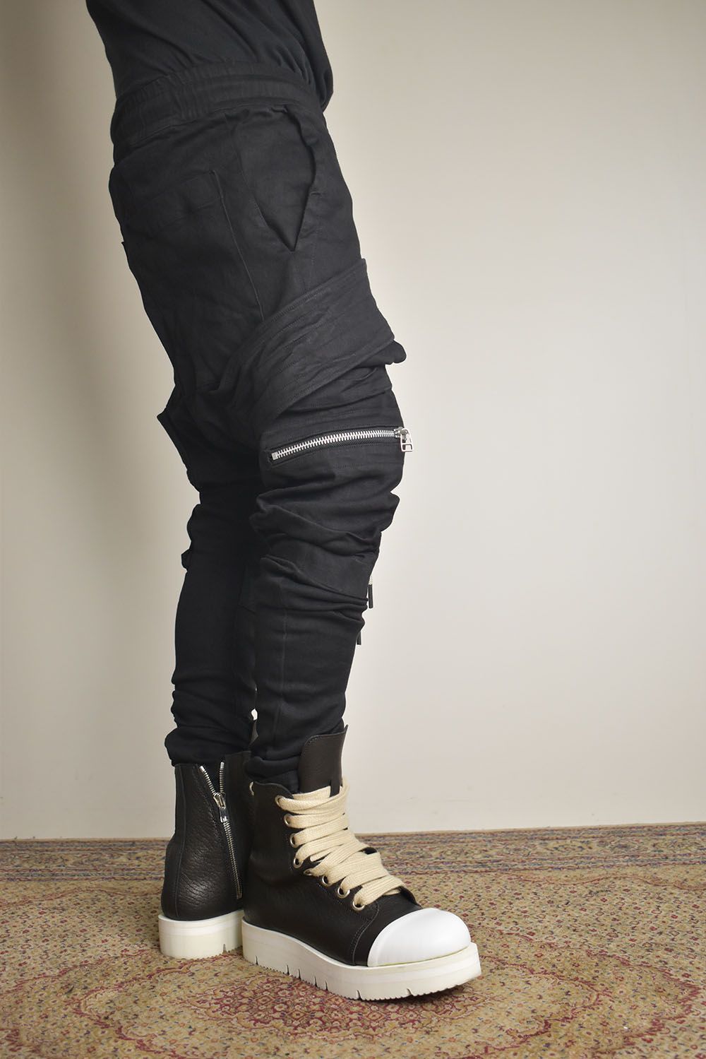 A.F ARTEFACT - Denim Cargo Sarouel Skinny