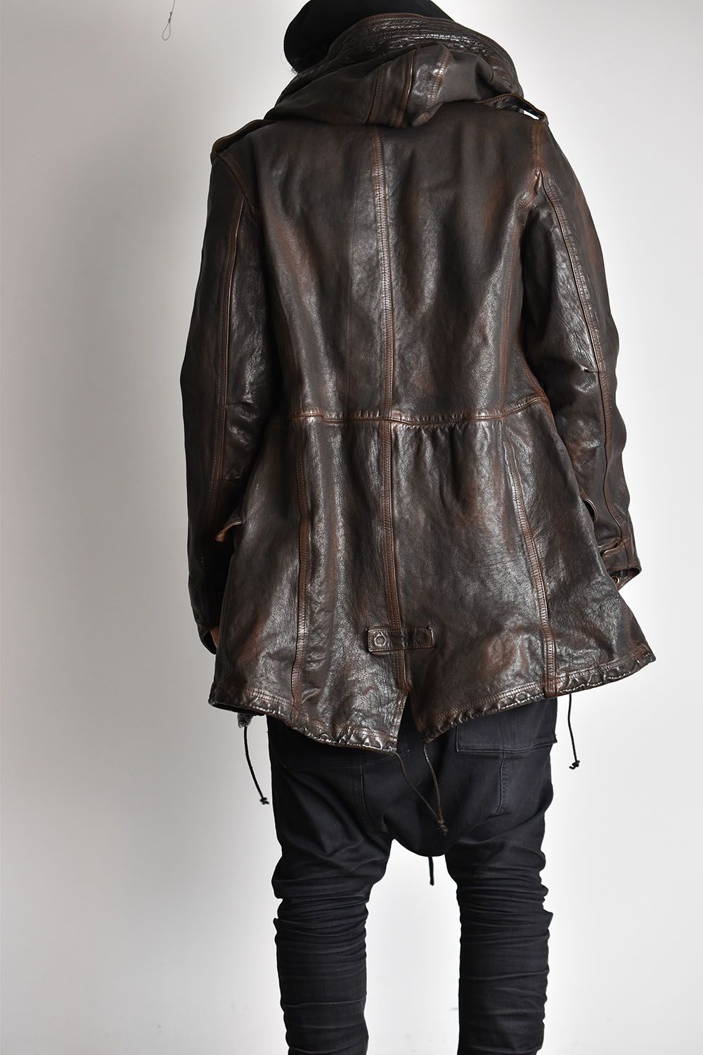 ISAMU KATAYAMA BACKLASH - Goat Leather Mods Coat