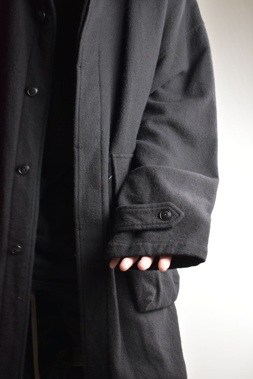 The Viridi-anne - Wool Fulling Product Dyed Coat 