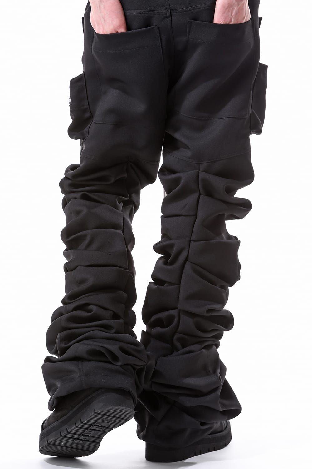 A.F ARTEFACT - Twill Monster Tuck Flare Baggy Pants